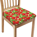 Hand Drawn Tomato Pattern Print Chair Cushion Cover