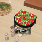 Hand Drawn Tomato Pattern Print Coin Purse