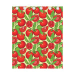 Hand Drawn Tomato Pattern Print Curtain