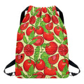 Hand Drawn Tomato Pattern Print Drawstring Backpack