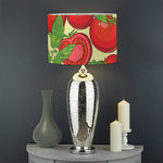 Hand Drawn Tomato Pattern Print Drum Lamp Shade