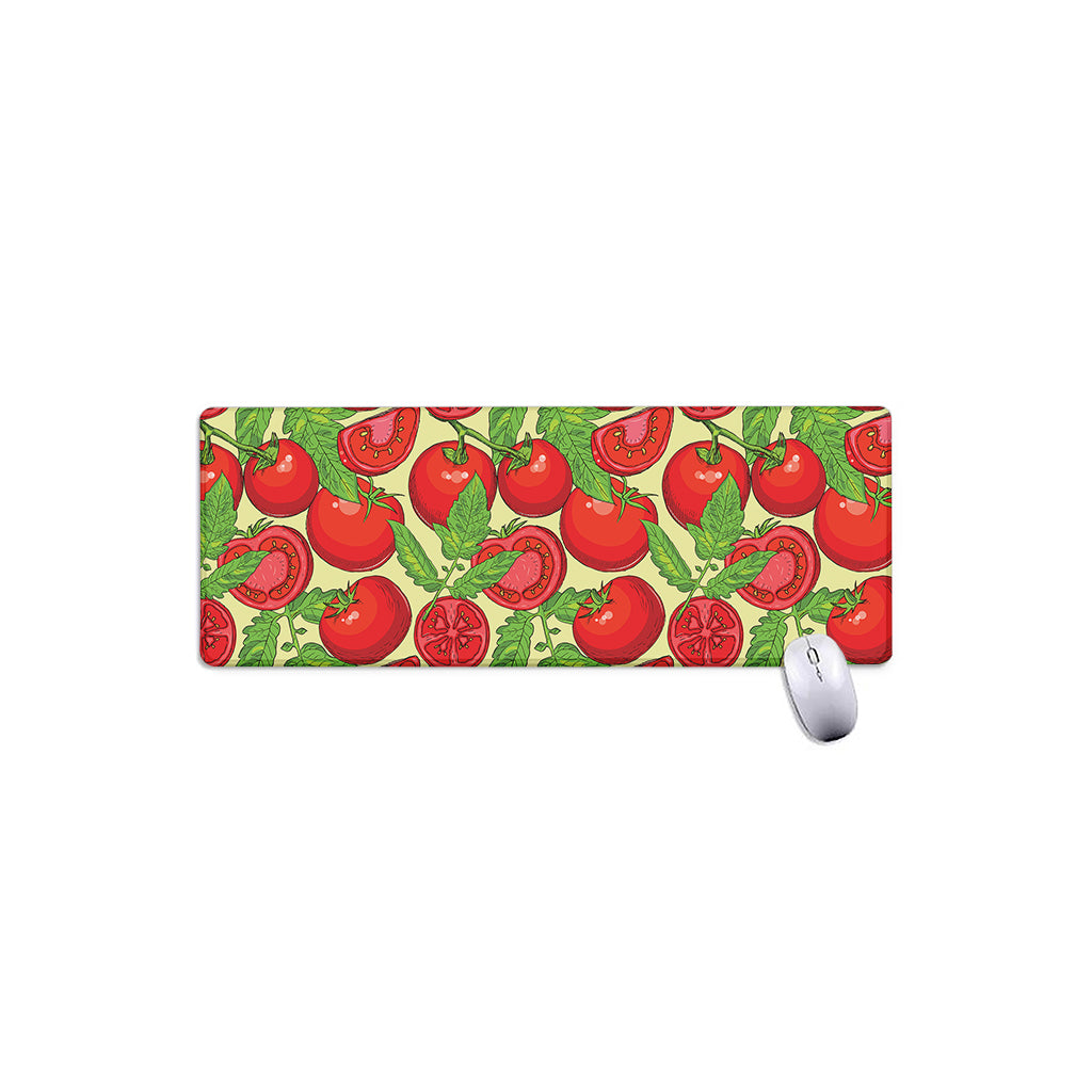Hand Drawn Tomato Pattern Print Extended Mouse Pad