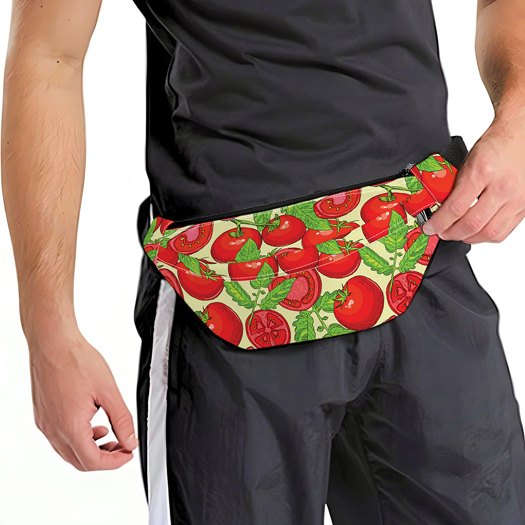 Hand Drawn Tomato Pattern Print Fanny Pack