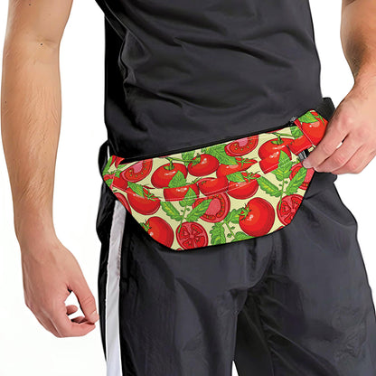 Hand Drawn Tomato Pattern Print Fanny Pack