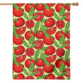 Hand Drawn Tomato Pattern Print House Flag