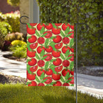 Hand Drawn Tomato Pattern Print House Flag