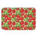 Hand Drawn Tomato Pattern Print Indoor Door Mat