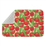 Hand Drawn Tomato Pattern Print Indoor Door Mat