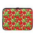 Hand Drawn Tomato Pattern Print Laptop Sleeve