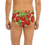 Hand Drawn Tomato Pattern Print Men's Briefs