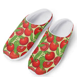 Hand Drawn Tomato Pattern Print Mesh Casual Shoes