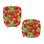Hand Drawn Tomato Pattern Print Office Chair Cover
