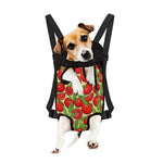 Hand Drawn Tomato Pattern Print Pet Carrier Backpack