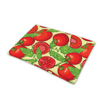 Hand Drawn Tomato Pattern Print Pet Cooling Mat Cover
