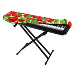 Hand Drawn Tomato Pattern Print Piano Keyboard Cover