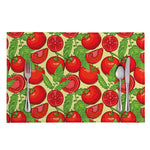 Hand Drawn Tomato Pattern Print Placemat