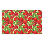 Hand Drawn Tomato Pattern Print Polyester Doormat