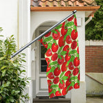 Hand Drawn Tomato Pattern Print Polyester Flag