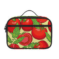 Hand Drawn Tomato Pattern Print Portable Lunch Bag