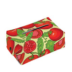 Hand Drawn Tomato Pattern Print Rectangle Tissue Box Cover