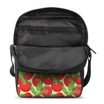 Hand Drawn Tomato Pattern Print Rectangular Crossbody Bag