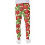 Hand Drawn Tomato Pattern Print Scuba Joggers