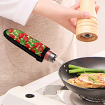 Hand Drawn Tomato Pattern Print Skillet Handle Cover