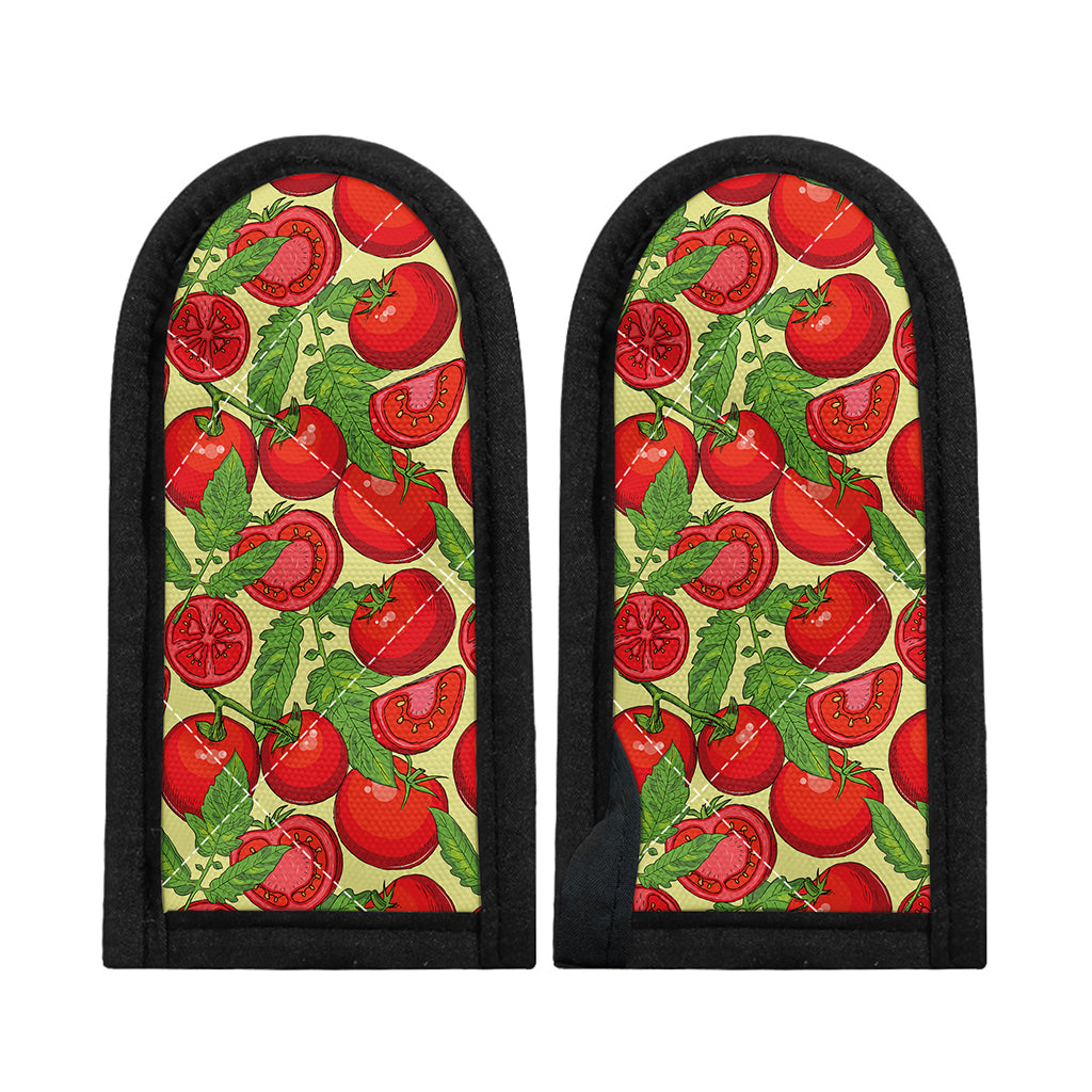 Hand Drawn Tomato Pattern Print Skillet Handle Cover