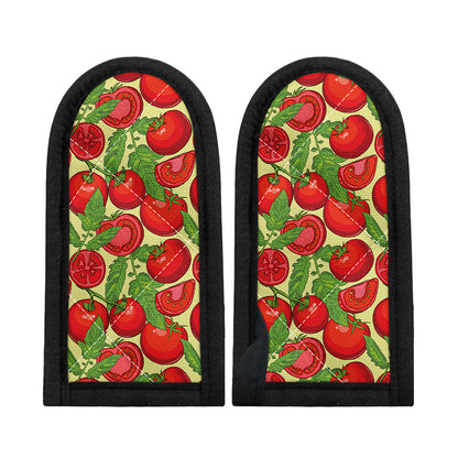 Hand Drawn Tomato Pattern Print Skillet Handle Cover