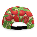 Hand Drawn Tomato Pattern Print Snapback Cap