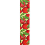 Hand Drawn Tomato Pattern Print Table Runner