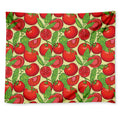 Hand Drawn Tomato Pattern Print Tapestry