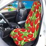 Hand Drawn Tomato Pattern Print Waterproof Car Seat Cover