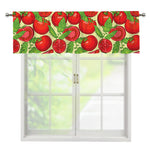 Hand Drawn Tomato Pattern Print Window Valance