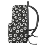 Hand Drawn Vinyl Record Pattern Print Backpack