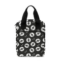 Hand Drawn Vinyl Record Pattern Print Bible Tote Bag
