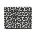 Hand Drawn Vinyl Record Pattern Print Bifold Wallet