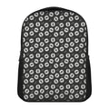Hand Drawn Vinyl Record Pattern Print Casual Backpack