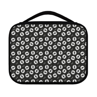 Hand Drawn Vinyl Record Pattern Print Classic Bible Case