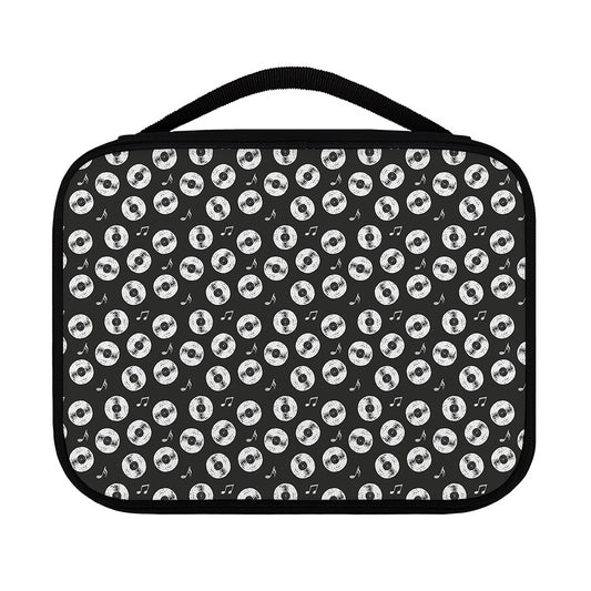 Hand Drawn Vinyl Record Pattern Print Classic Bible Case