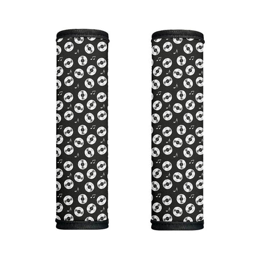Hand Drawn Vinyl Record Pattern Print Handle Covers