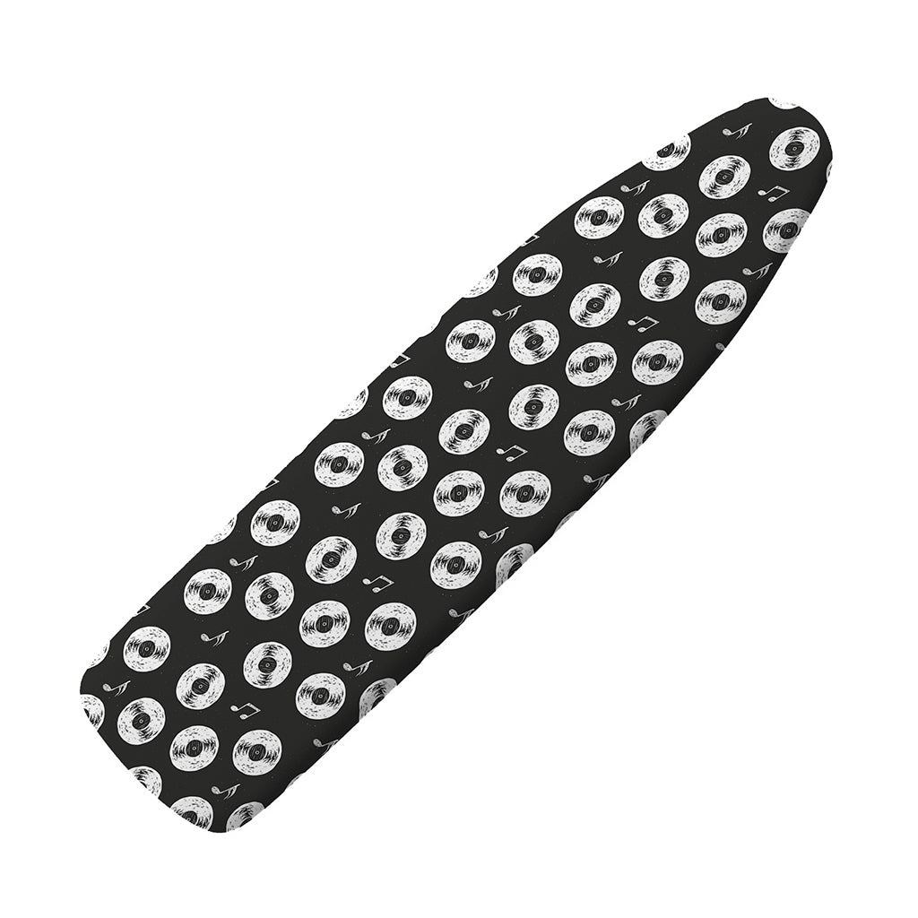 Hand Drawn Vinyl Record Pattern Print Ironing Board Cover