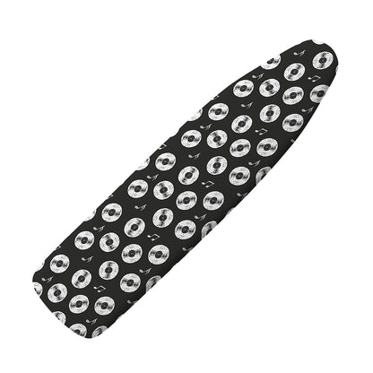 Hand Drawn Vinyl Record Pattern Print Ironing Board Cover