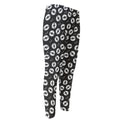 Hand Drawn Vinyl Record Pattern Print Men's Compression Pants