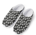 Hand Drawn Vinyl Record Pattern Print Mesh Casual Shoes