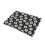 Hand Drawn Vinyl Record Pattern Print Pet Cooling Mat Cover