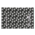 Hand Drawn Vinyl Record Pattern Print Placemat