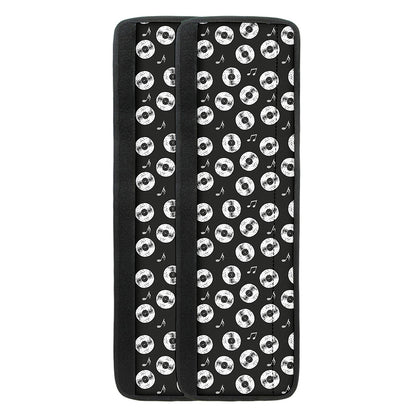 Hand Drawn Vinyl Record Pattern Print Refrigerator Handle Covers