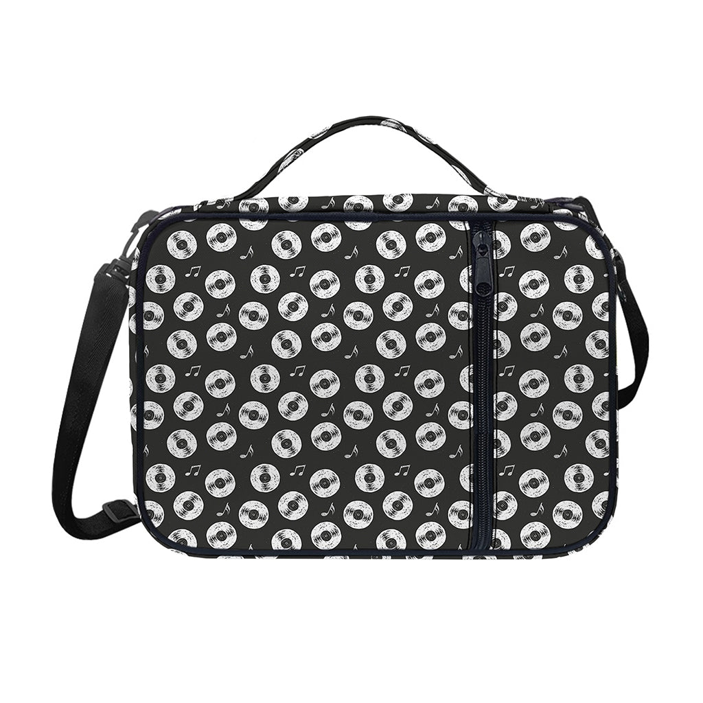 Hand Drawn Vinyl Record Pattern Print Shoulder Strap Bible Bag