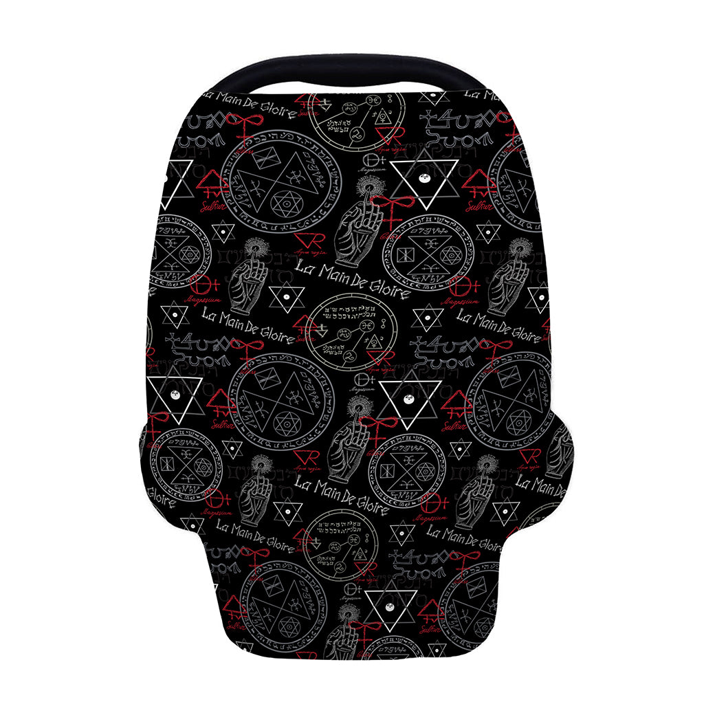 Hand Of Glory Black Magic Witch Print Baby Seat Cover